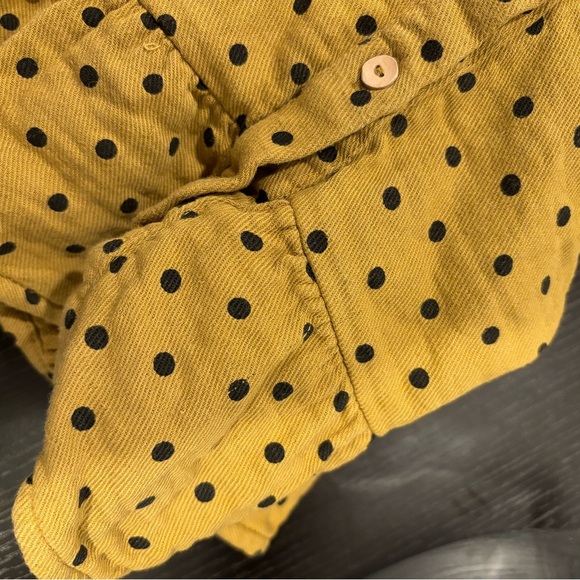 Zara Button Front Polka Dot Dress - Picture 6 of 6